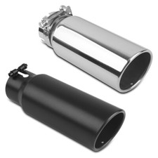 Black / Silver Bolt-On Exhaust
