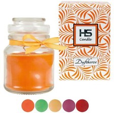 Duftkerze im Bonbon Glas 10cm