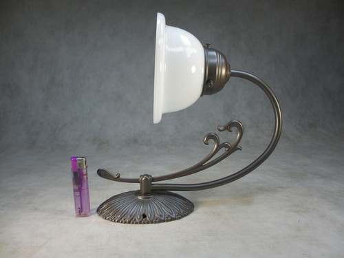 Vintage messing lampe bronze - lampe,