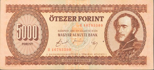Ungarn banknote 5000 forint - ungarn,