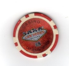 CASINO TOKEN 5 Dollars $ LAS