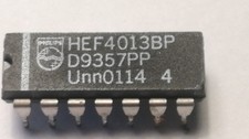 HEF CD 4013 BP 2 Stück Phi CMOS Dual D-Type Flip-Flop aus Elektroniksammlung   