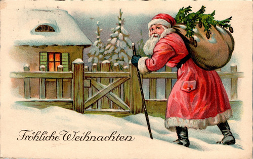 Weihnachten fröhliche - ak,