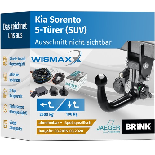 Anhängerkupplung für kia - für,