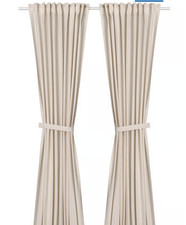 Ikea Lenda beige Gardinen 140