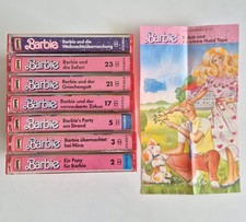 MC Kassette Europa Barbie Folgen + Sonderfolgen und Werbe Flyer zum Aussuchen
