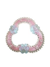 Pink Murano Glass Mirror with