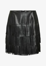 Kunstlederrock schwarz