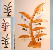 Palm 50 / 50 cm Ohrring Ständer aus Holz Schmuck Display Halter Präsentation