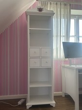 Weißes Regal/ Schrank Für Mädchen, Weiß Und Pink