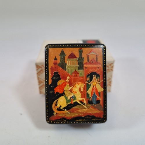 Russische signierte lackware - signierte,