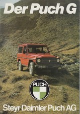 PROSPEKT BROCHURE PUCH G 1982