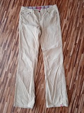 Damen Cord Hose Beige Edc Gr 38 Regular