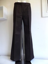 GARMENT Made in Hamburg - Hose POLLY Business-/Stoffhose Bootcut braun M/D38