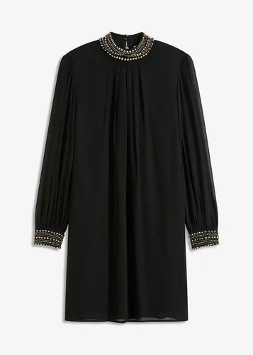 Neu blusenkleid 46 schwarz - neu,