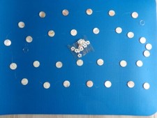 3 maritime Dekoschnüre mit Muschelmaterial bestückt 2x 175, 1x ca. 150 cm, neu