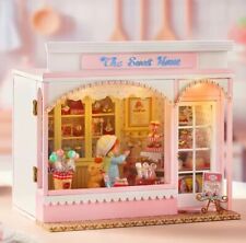 DIY Holz Miniatur Puppenhaus Bausatz The Sweet House Modellbau kleines Haus