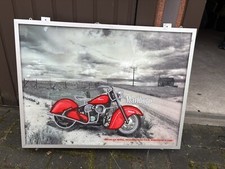 Malboro Leuchtreklame Motorrad, Neon