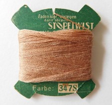 Stopftwist Stopfgarn Stopfwolle Garn Beilaufgarn Stopfen Nähen DIY hell kupfer