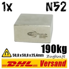 Neodym Magnet 50,8x50,8x25,4mm