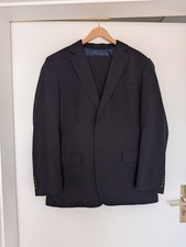 Blauer Nadelstreifenanzug A