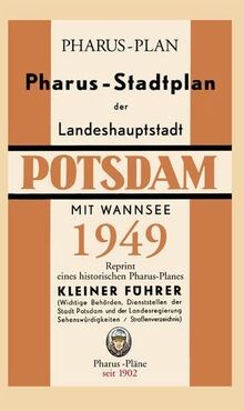 Potsdam 1949 pharus - 1949:, pharus-stadtplan