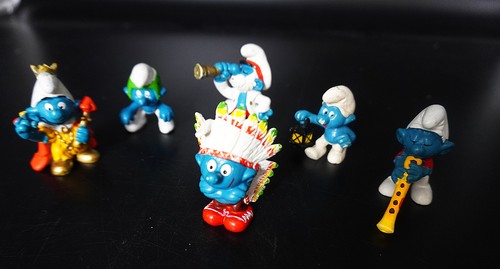 Schlumpf figuren sammlung 6 - -,