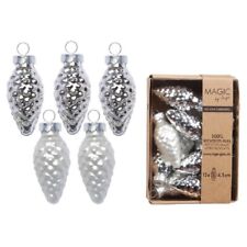 Christbaumschmuck Zapfen Glas