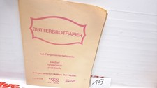 BUTTERBROTPAPIER DDR