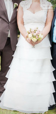Brautkleid ivory mit
