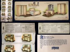 Original Möbelkatalog Kommoden um 1930 Art Deco Chippendale Leporello sf