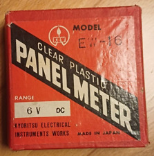 KEW EW-16 6V DC Einbauinstrument Messinstrument analog Panel Meter