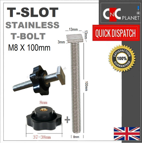 Nut 100 mm t - t-nut,