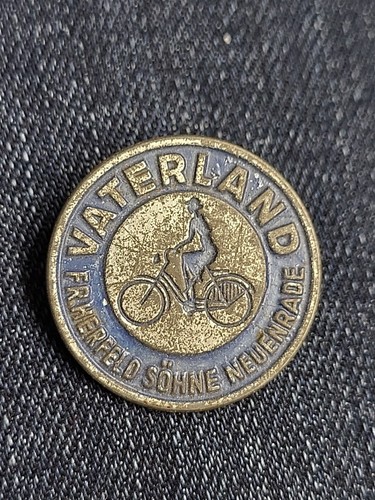 Alte brosche fahrrad vaterland - alte,
