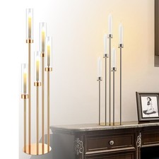 Kerzenständer Gold 5-Arm Neu