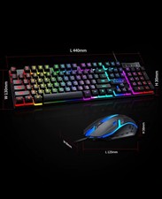 Rgb gaming tastatur - maus, set