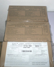 Konvolut 3 x Franz.RCIR 24° Nr.7/12/13. MHD2026/27 Ration de Combat.NATO,EPA,OVP