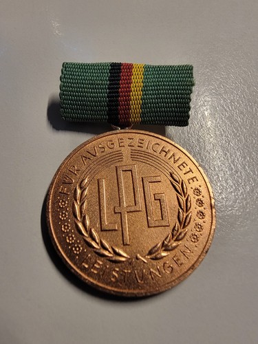 Ddr medaille orden lpg - ddr,