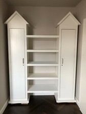 Regal für Prinzen + Prinzessinnen oder auch Bad, Design Unikat MDF weiß lackiert