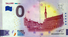 Null Euro Schein - 0 Euro - Estland- Tallinn - Towh Hall 2024-2 - FEHLDRUCK