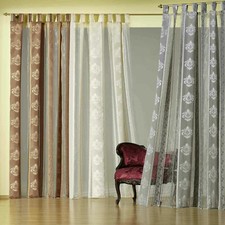 Gardine Vorhang Schlaufenschal Royal Barock schöner Fall geprüfte Qulität Typ214