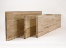 Massivholzplatte Esche weiß