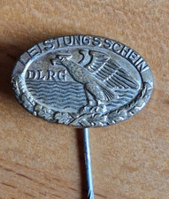 DLRG Rettungsschwimmerabzeichen, Silber - Leistungsschein - Vintage Anstecknadel