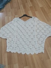 Italy häkelstrick pulli loch - hÄkelstrick,