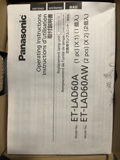 Lampe Original Panasonic ET-LAD60A für Beamer