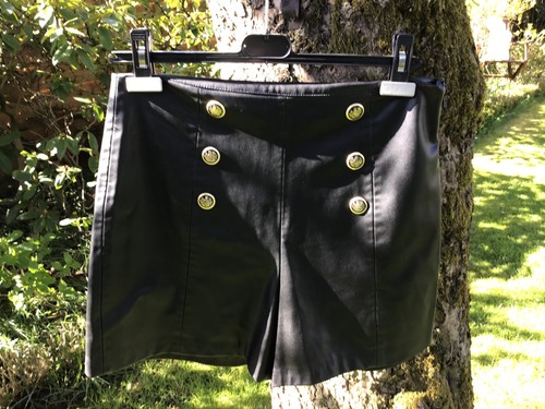 Zara lederimitat shorts - zara, gr.