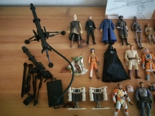 Star wars figuren konvolut mit - wars,