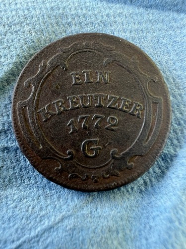 Kreuzer 1772 maria - 1, g