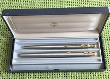 Parker brushed steel and - -,