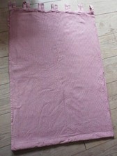 2 Übergardinen Seitenschals rot-weiß gestreift Landhaus  handmade in sweden